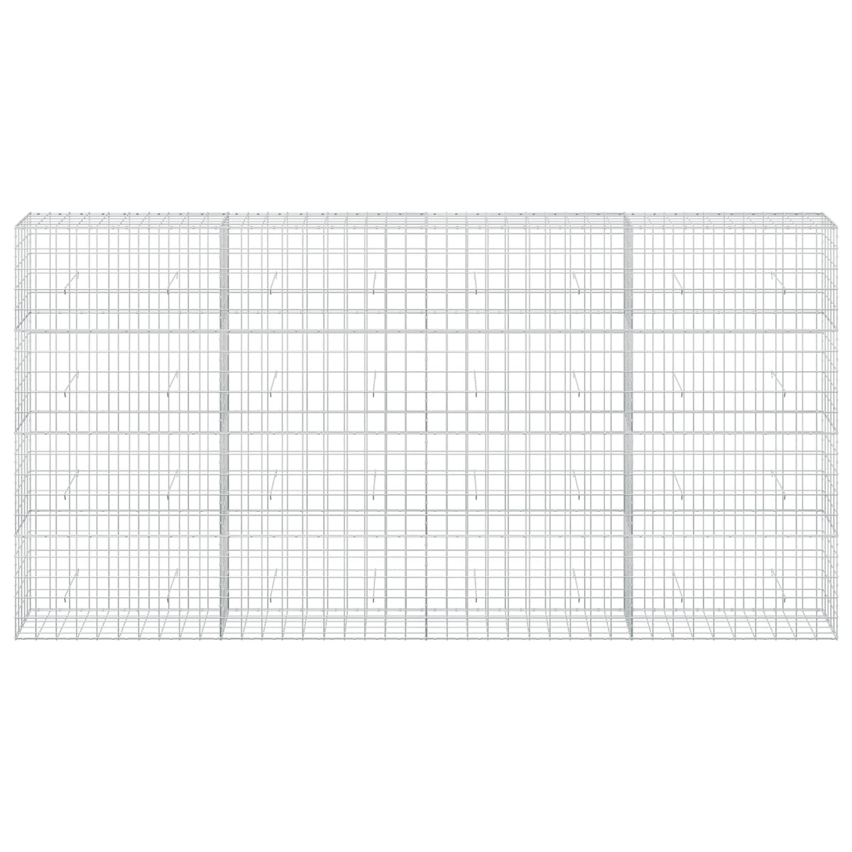 Gabion with 3.5 mm Wire and 10x10 cm Mesh 400x50x200 cm