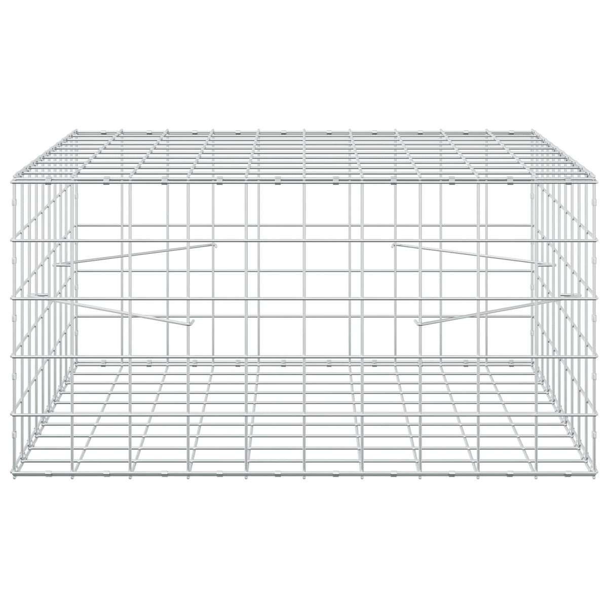Gabion with 3.5 mm Wire and 10x10 cm Mesh 100x100x50 cm