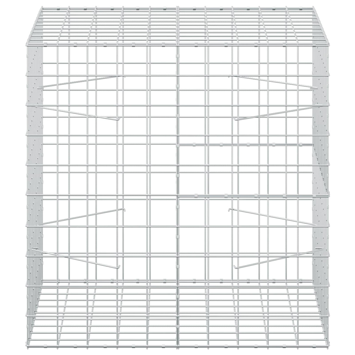 Gabion with 3.5 mm Wire and 10x10 cm Mesh 100x100x100 cm