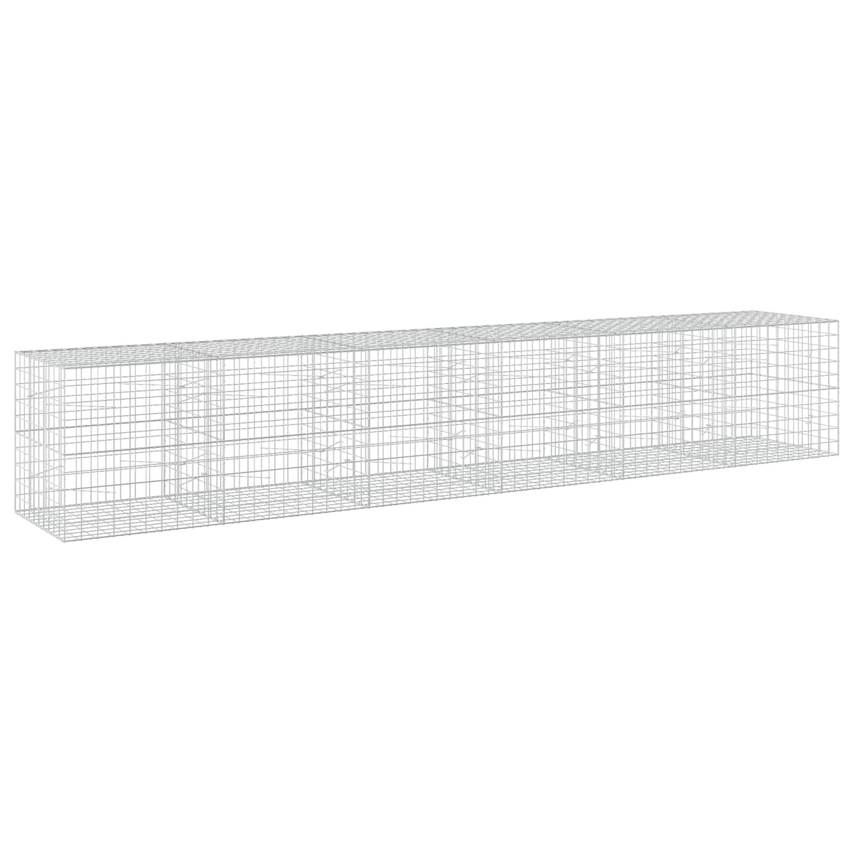 Gabion with 3.5 mm Wire and 10x10 cm Mesh 600x100x100 cm