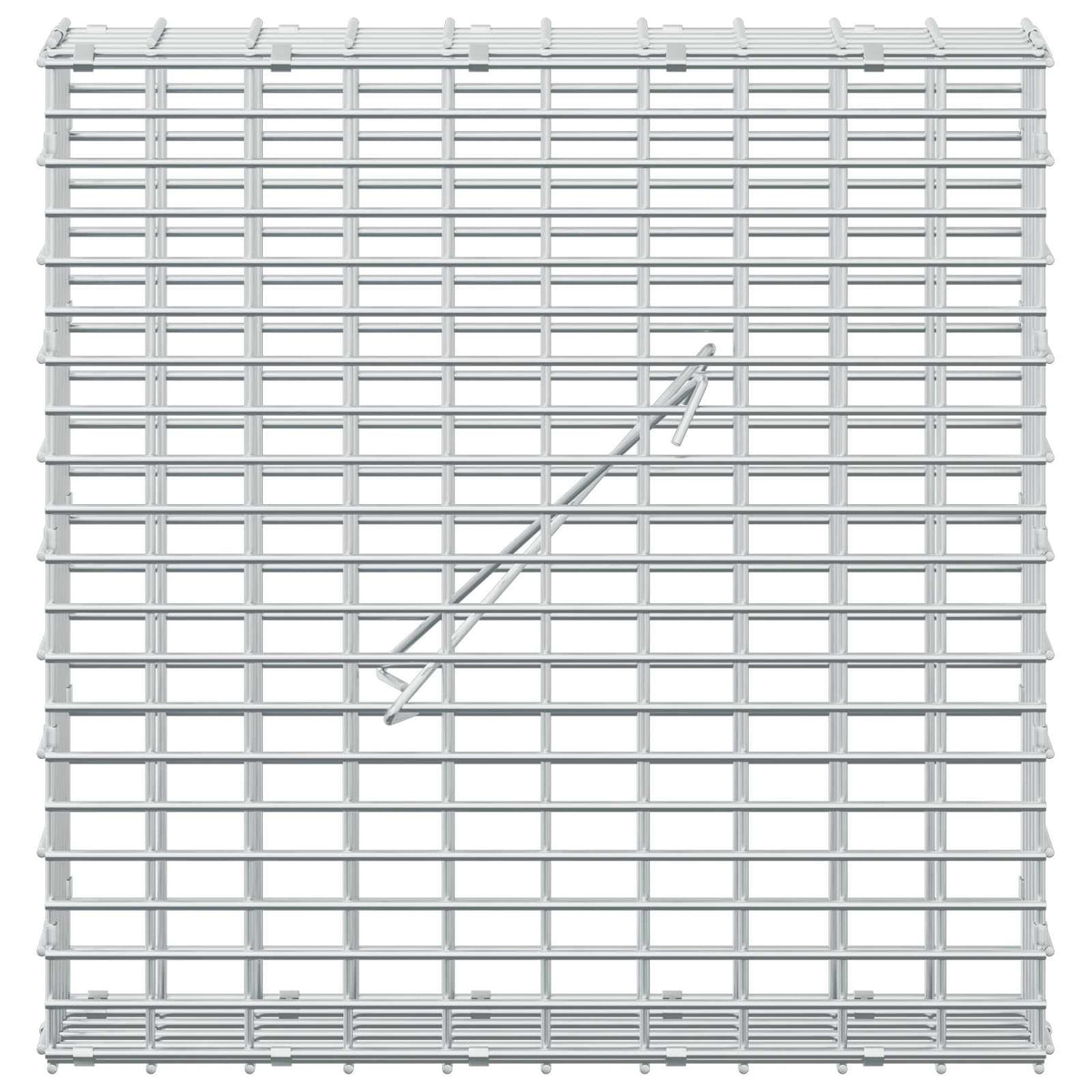 Gabion with 5 mm Wire and 5x2.5 cm Mesh 50x10x50 cm