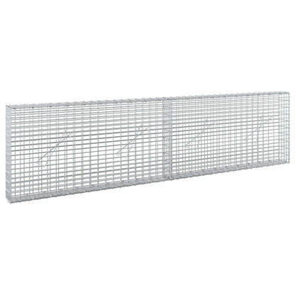 Gabion with 5 mm Wire and 5x2.5 cm Mesh 200x10x50 cm