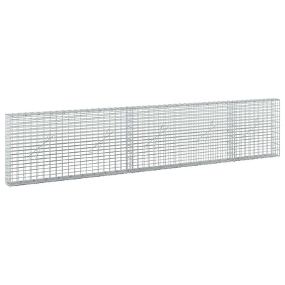 Gabion with 5 mm Wire and 5x2.5 cm Mesh 250x10x50 cm