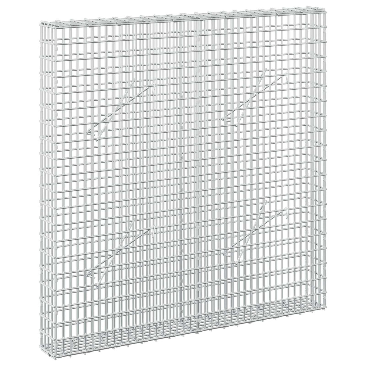 Gabion with 5 mm Wire and 5x2.5 cm Mesh 100x10x100 cm