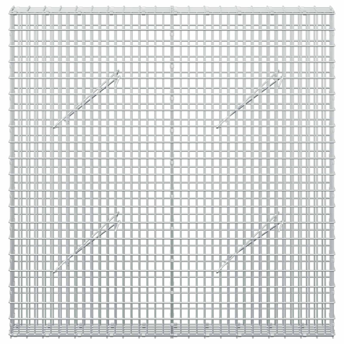 Gabion with 5 mm Wire and 5x2.5 cm Mesh 100x10x100 cm