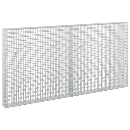 Gabion with 5 mm Wire and 5x2.5 cm Mesh 200x10x100 cm