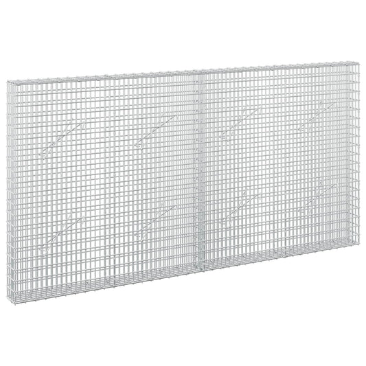 Gabion with 5 mm Wire and 5x2.5 cm Mesh 200x10x100 cm