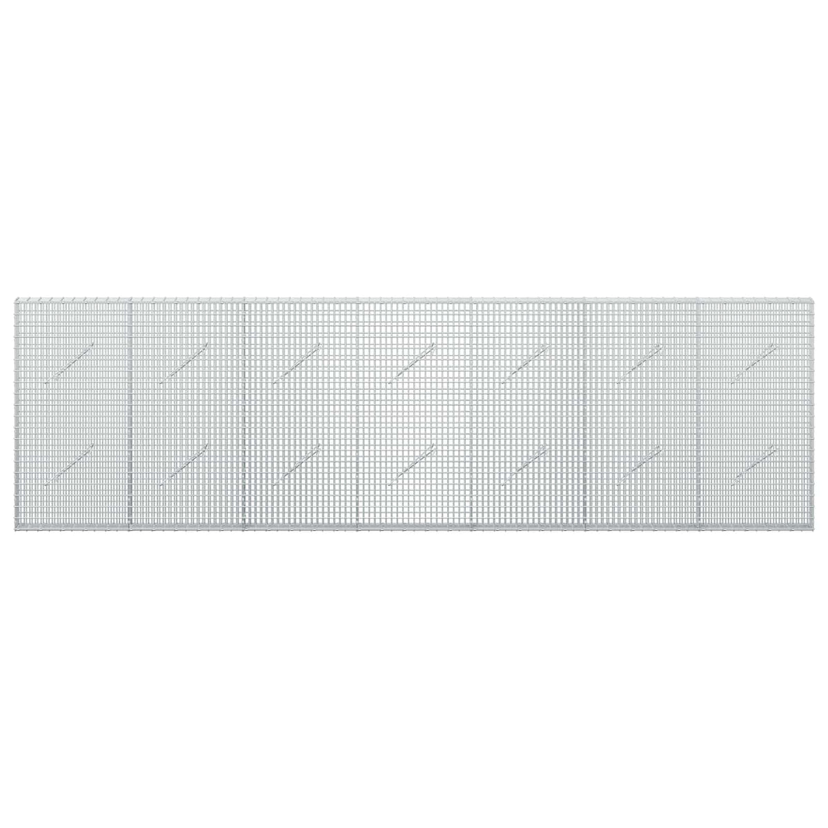 Gabion with 5 mm Wire and 5x2.5 cm Mesh 350x10x100 cm