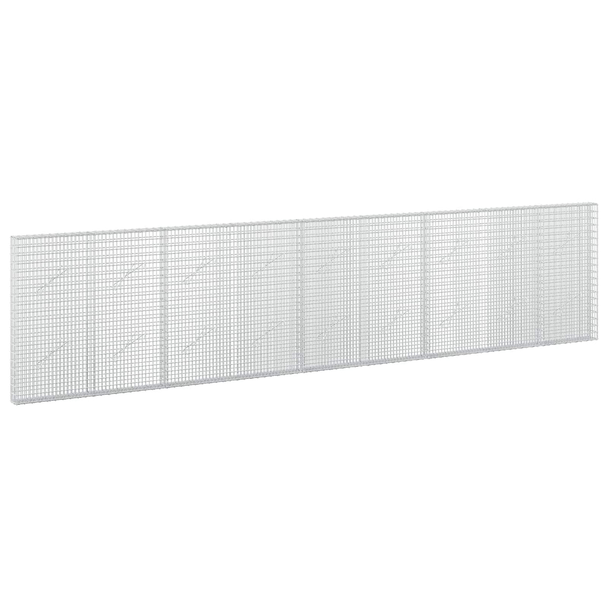 Gabion with 5 mm Wire and 5x2.5 cm Mesh 450x10x100 cm
