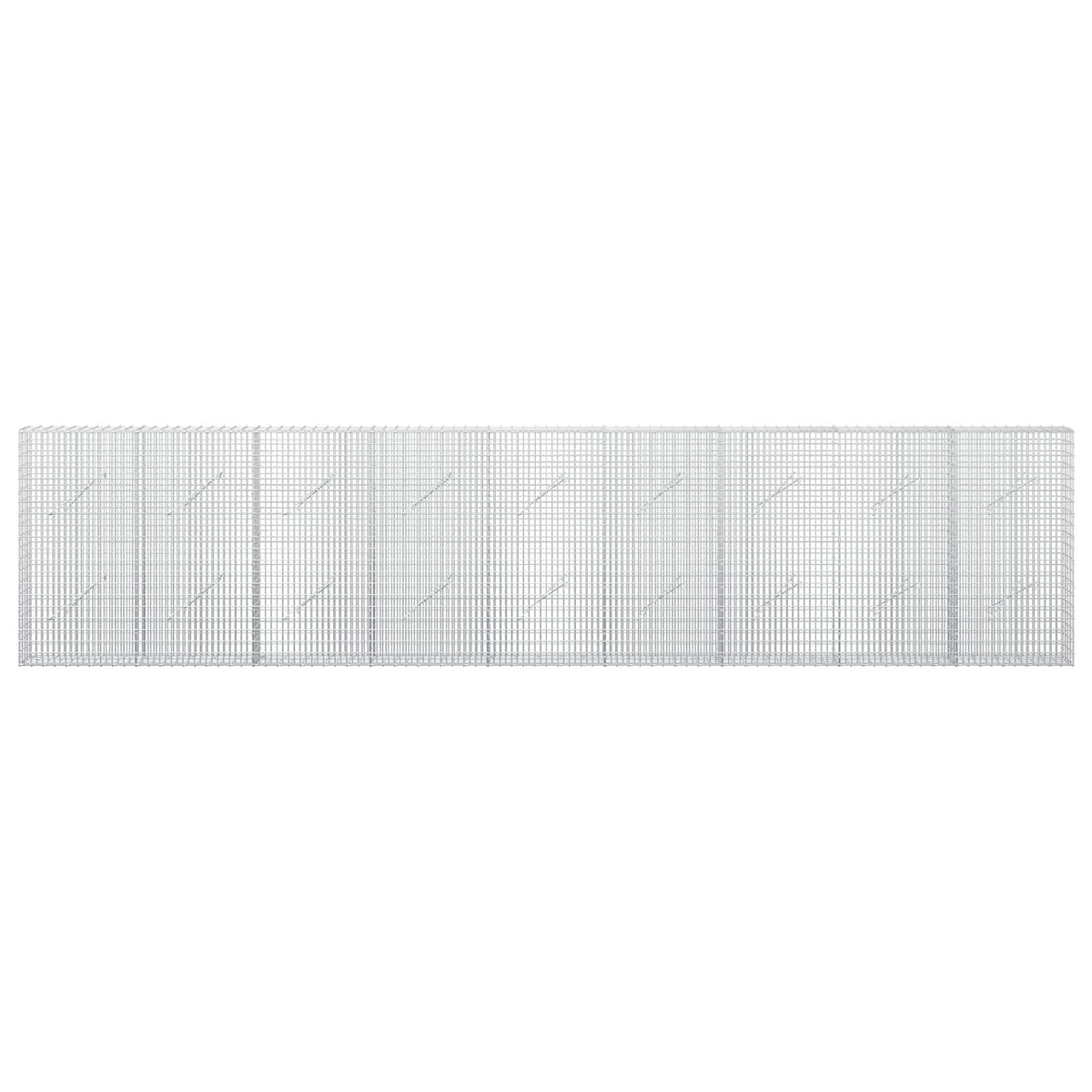 Gabion with 5 mm Wire and 5x2.5 cm Mesh 450x10x100 cm