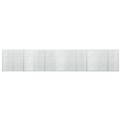 Gabion with 5 mm Wire and 5x2.5 cm Mesh 550x10x100 cm