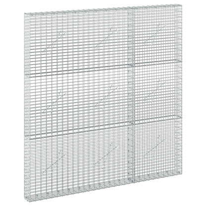 Gabion with 5 mm Wire and 5x2.5 cm Mesh 150x10x150 cm
