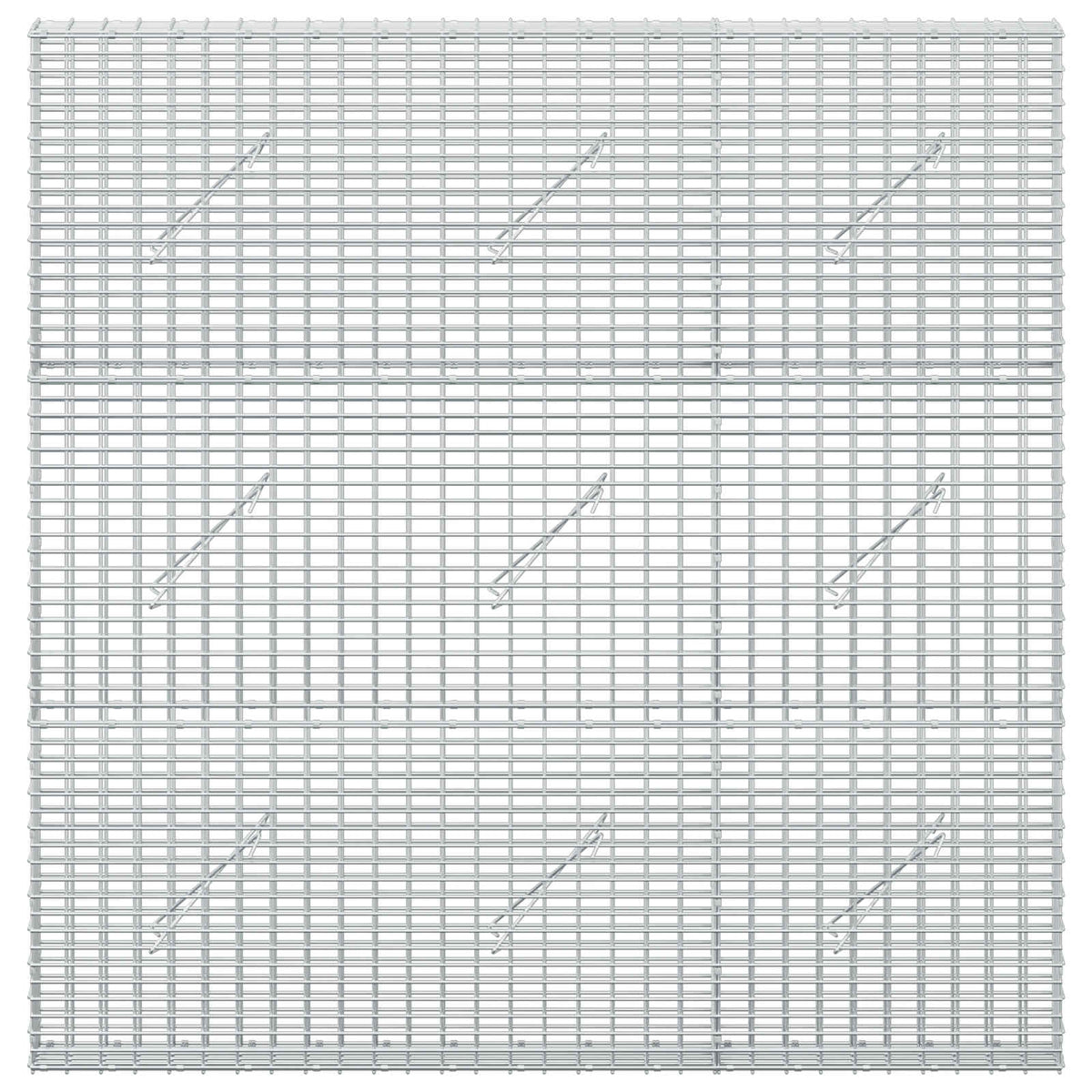 Gabion with 5 mm Wire and 5x2.5 cm Mesh 150x10x150 cm