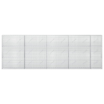 Gabion with 5 mm Wire and 5x2.5 cm Mesh 450x10x150 cm