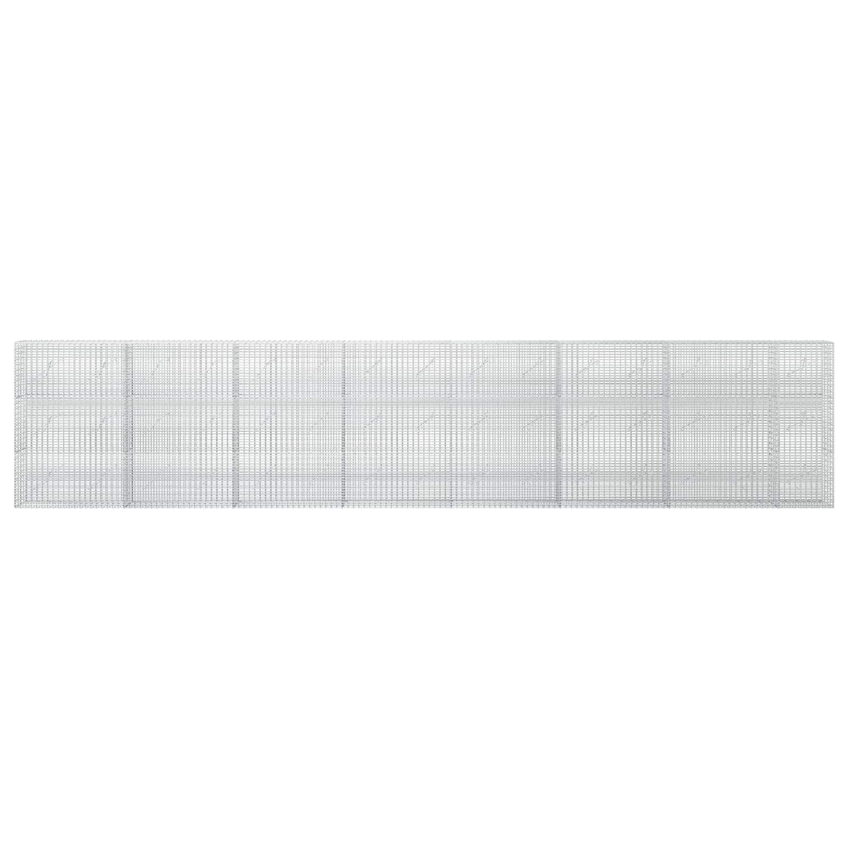 Gabion with 5 mm Wire and 5x2.5 cm Mesh 750x10x150 cm
