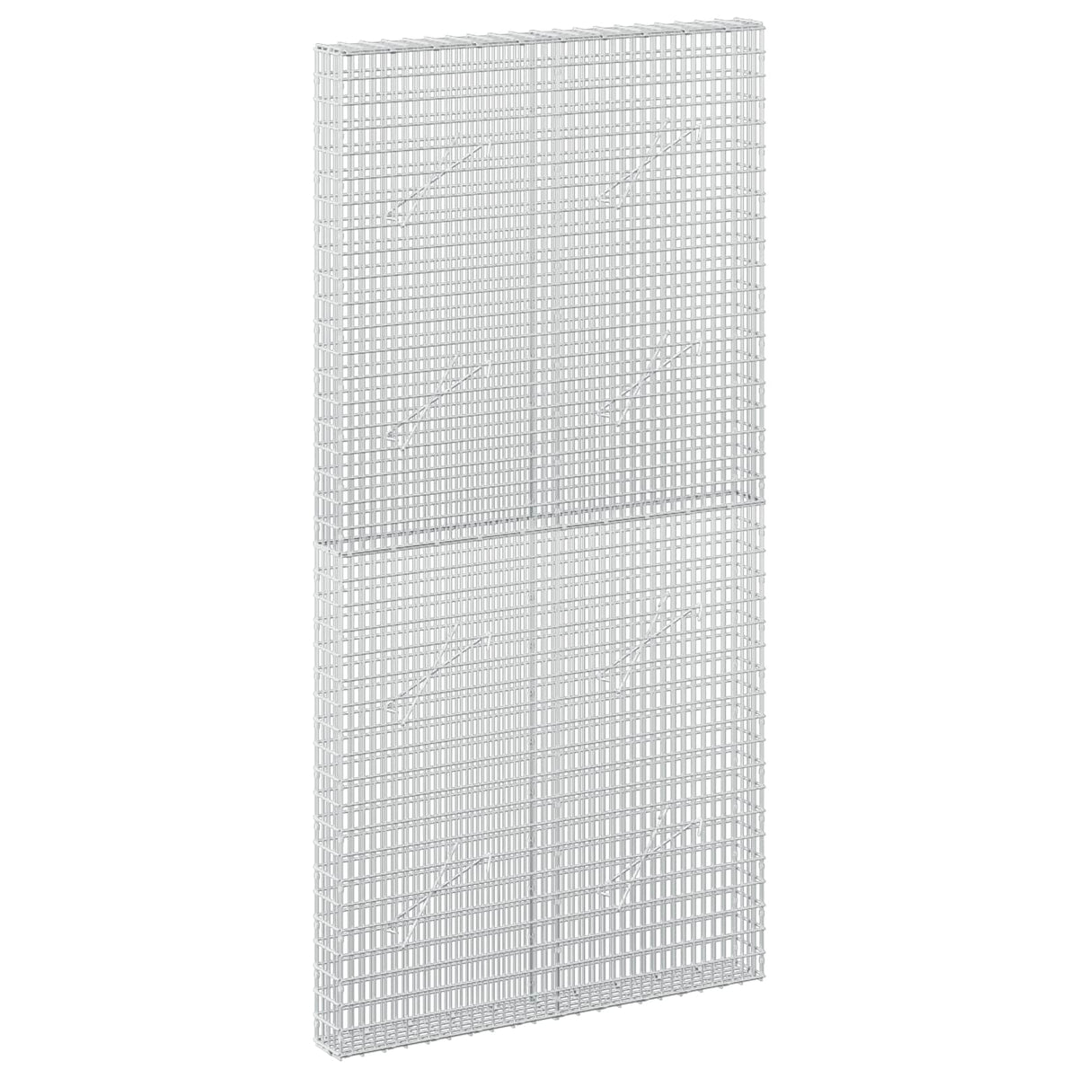 Gabion with 5 mm Wire and 5x2.5 cm Mesh 100x10x200 cm
