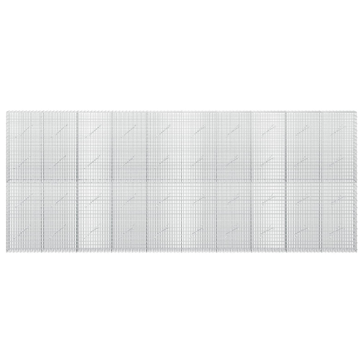 Gabion with 5 mm Wire and 5x2.5 cm Mesh 500x10x200 cm