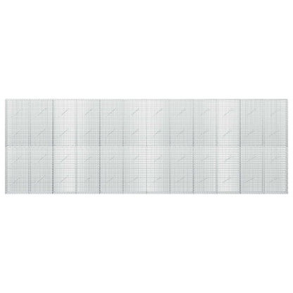 Gabion with 5 mm Wire and 5x2.5 cm Mesh 600x10x200 cm