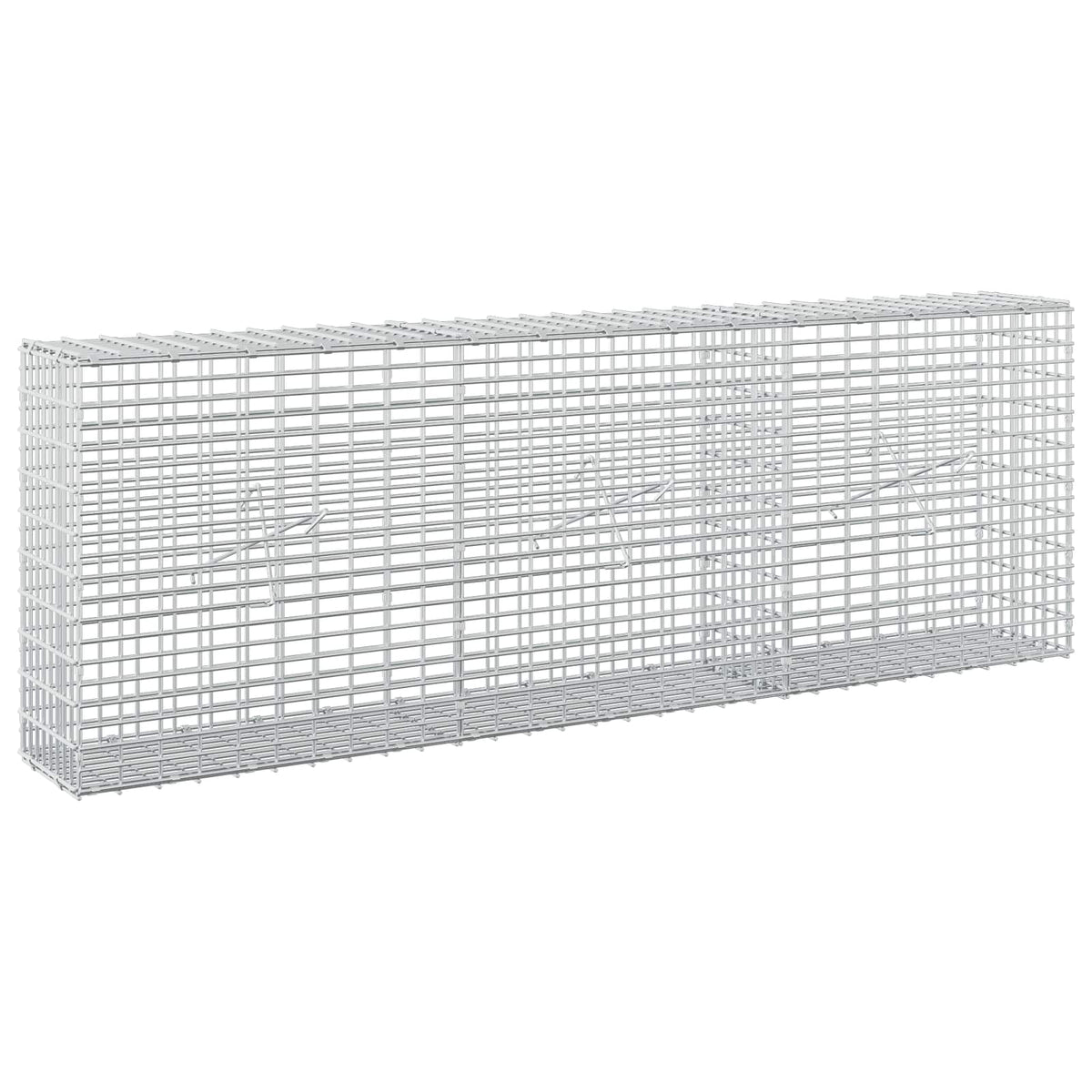 Gabion with 5 mm Wire and 5x2.5 cm Mesh 150x20x50 cm