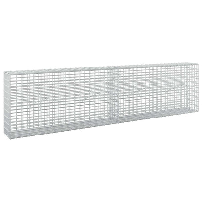 Gabion with 5 mm Wire and 5x2.5 cm Mesh 200x20x50 cm