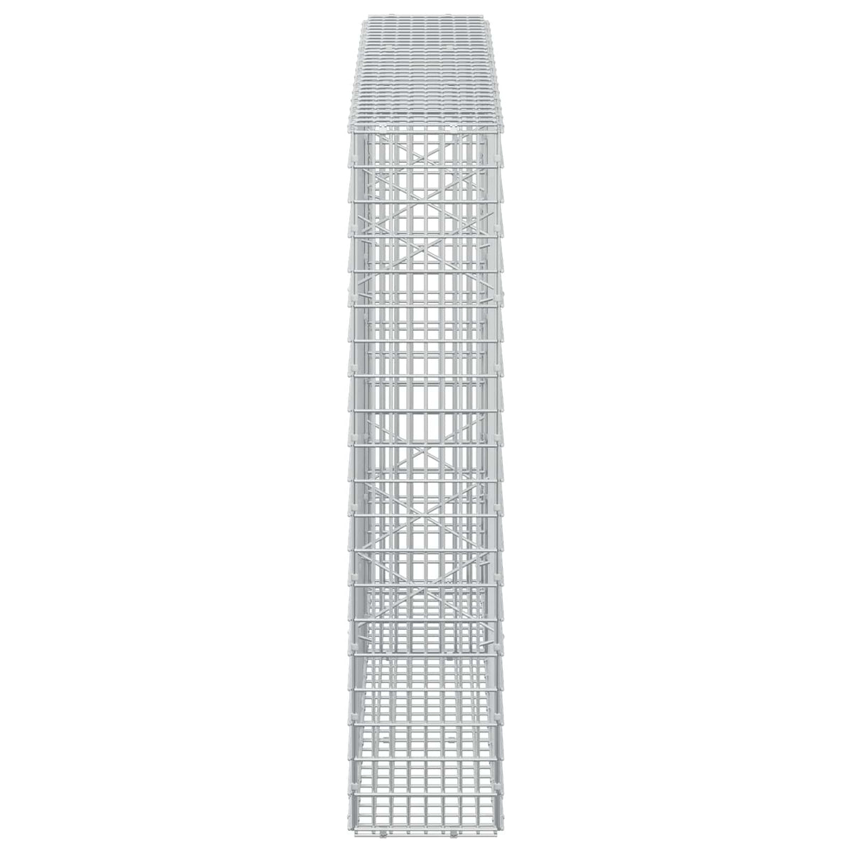 Gabion with 5 mm Wire and 5x2.5 cm Mesh 150x20x100 cm