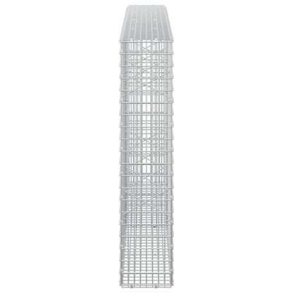 Gabion with 5 mm Wire and 5x2.5 cm Mesh 200x20x100 cm