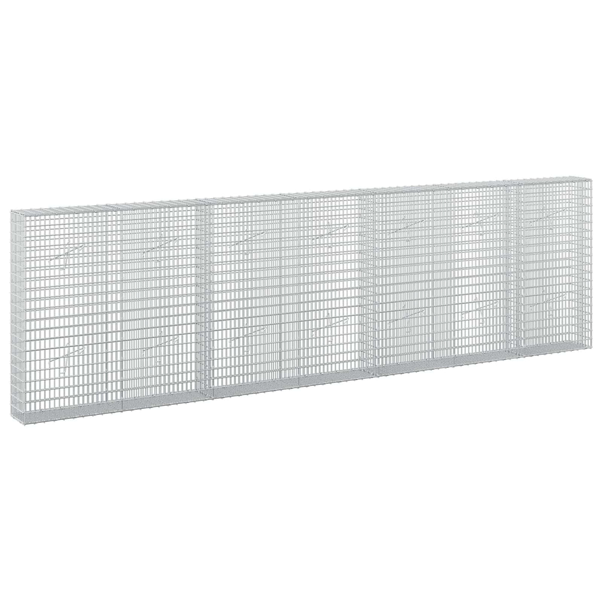 Gabion with 5 mm Wire and 5x2.5 cm Mesh 350x20x100 cm