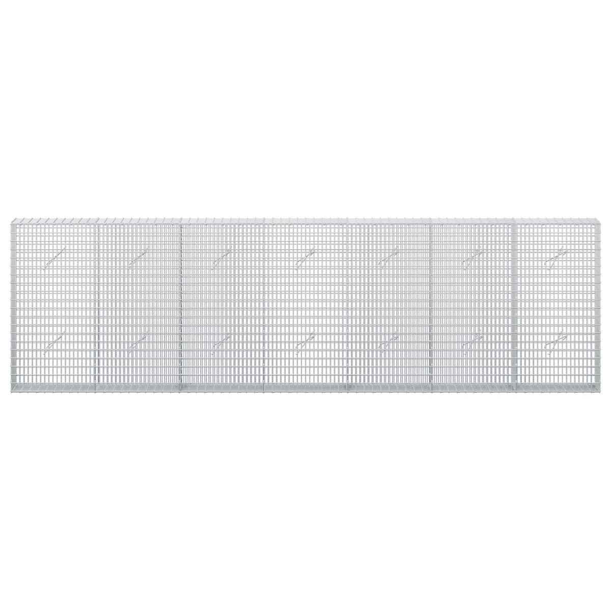 Gabion with 5 mm Wire and 5x2.5 cm Mesh 350x20x100 cm