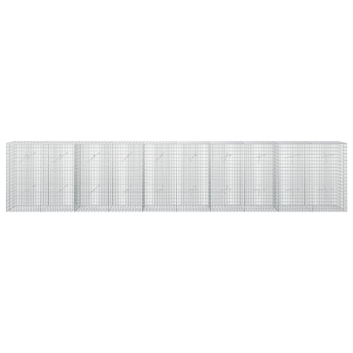 Gabion with 5 mm Wire and 5x2.5 cm Mesh 500x20x100 cm