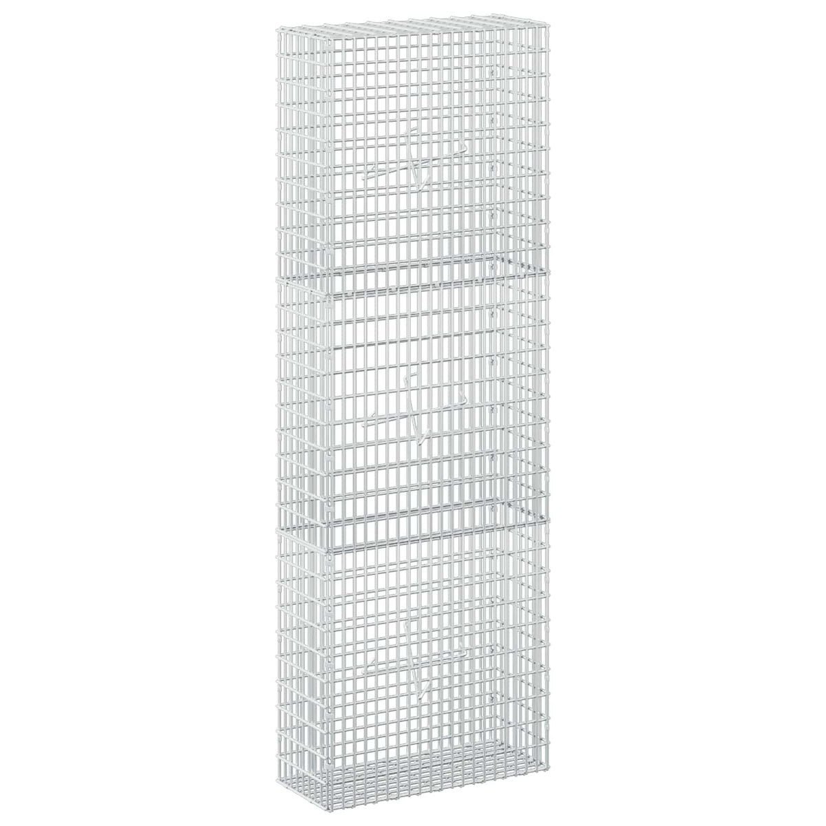 Gabion with 5 mm Wire and 5x2.5 cm Mesh 50x20x150 cm