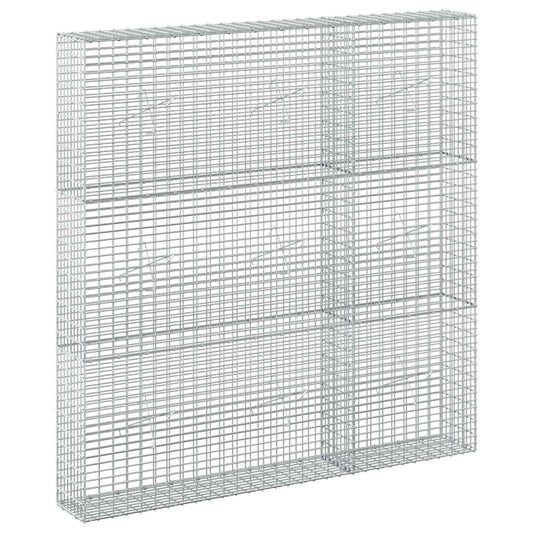 Gabion with 5 mm Wire and 5x2.5 cm Mesh 150x20x150 cm