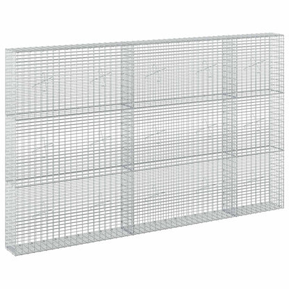 Gabion with 5 mm Wire and 5x2.5 cm Mesh 250x20x150 cm