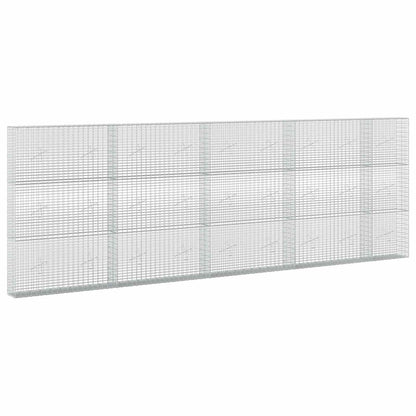 Gabion with 5 mm Wire and 5x2.5 cm Mesh 450x20x150 cm
