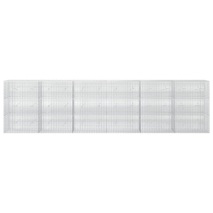 Gabion with 5 mm Wire and 5x2.5 cm Mesh 600x20x150 cm