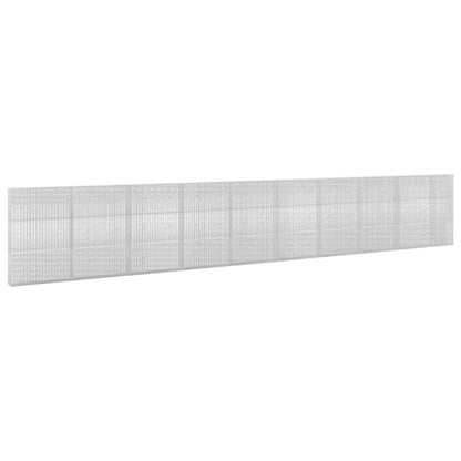 Gabion with 5 mm Wire and 5x2.5 cm Mesh 950x20x150 cm