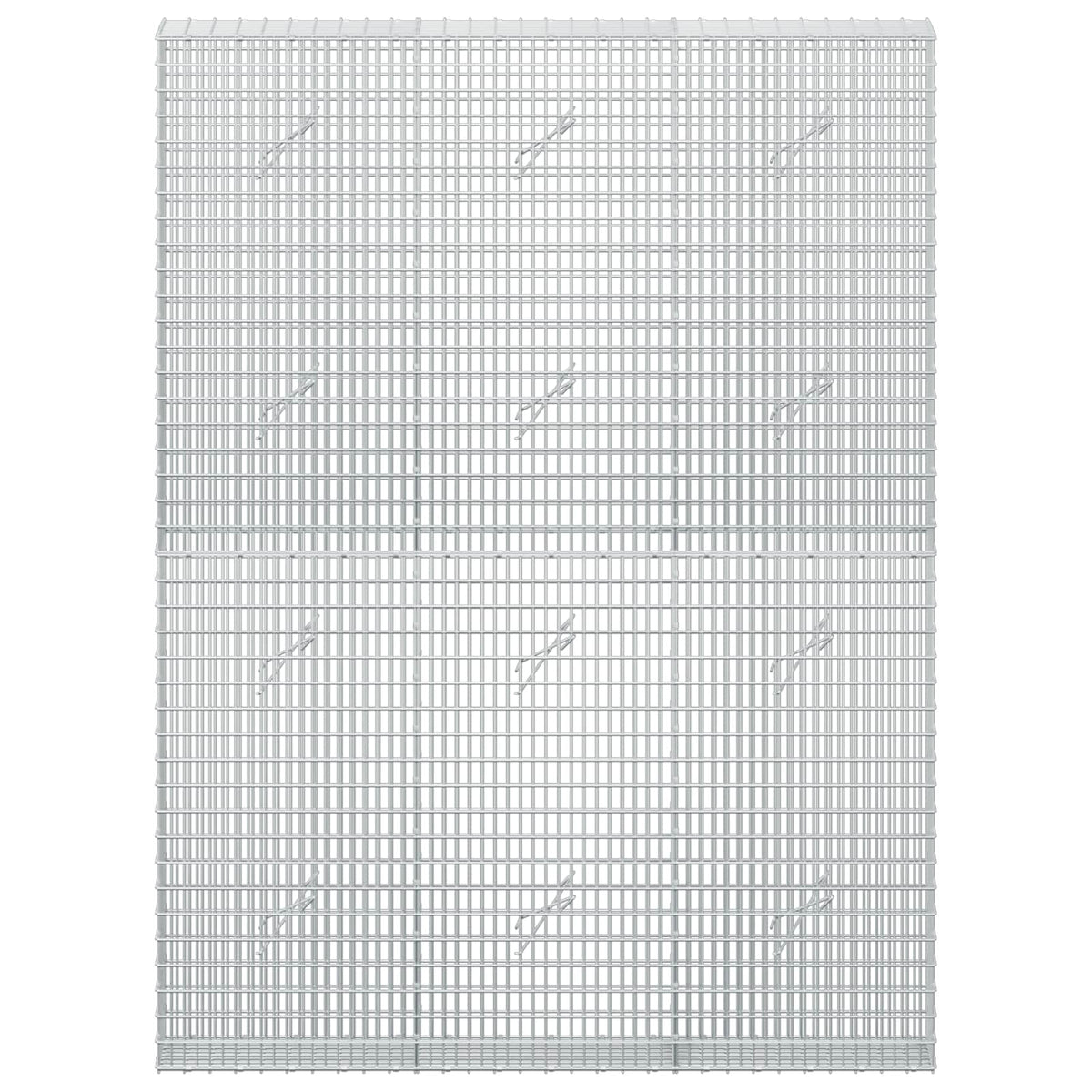 Gabion with 5 mm Wire and 5x2.5 cm Mesh 150x20x200 cm