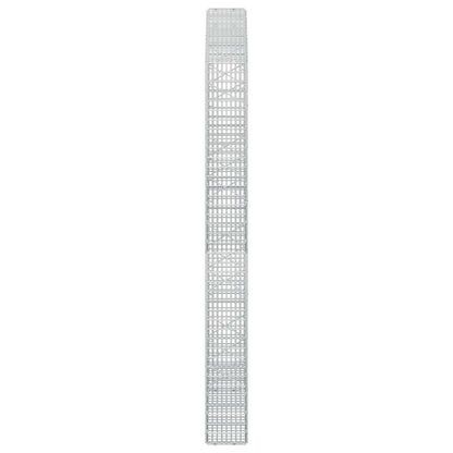 Gabion with 5 mm Wire and 5x2.5 cm Mesh 150x20x200 cm