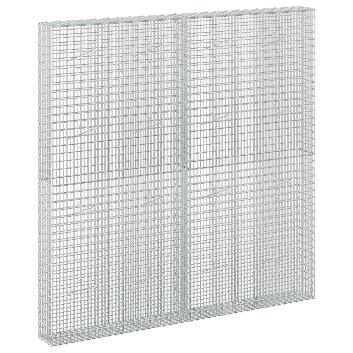 Gabion with 5 mm Wire and 5x2.5 cm Mesh 200x20x200 cm