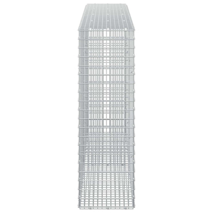 Gabion with 5 mm Wire and 5x2.5 cm Mesh 200x30x100 cm
