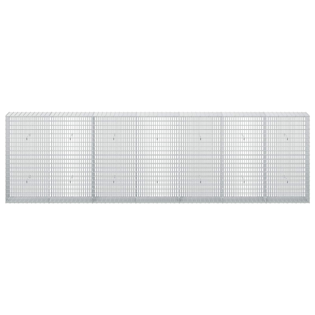 Gabion with 5 mm Wire and 5x2.5 cm Mesh 350x30x100 cm