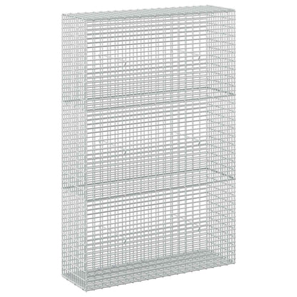 Gabion with 5 mm Wire and 5x2.5 cm Mesh 100x30x150 cm
