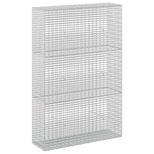 Gabion with 5 mm Wire and 5x2.5 cm Mesh 100x30x150 cm
