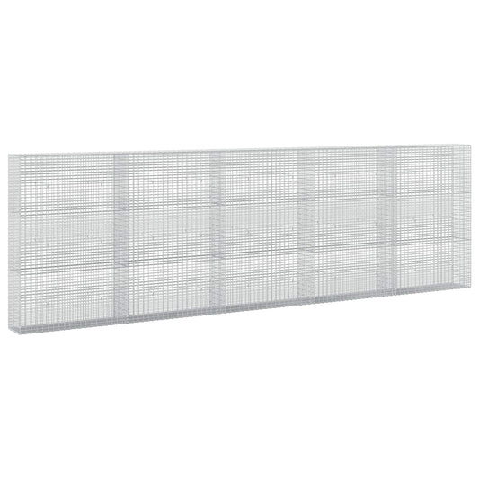 Gabion with 5 mm Wire and 5x2.5 cm Mesh 500x30x150 cm