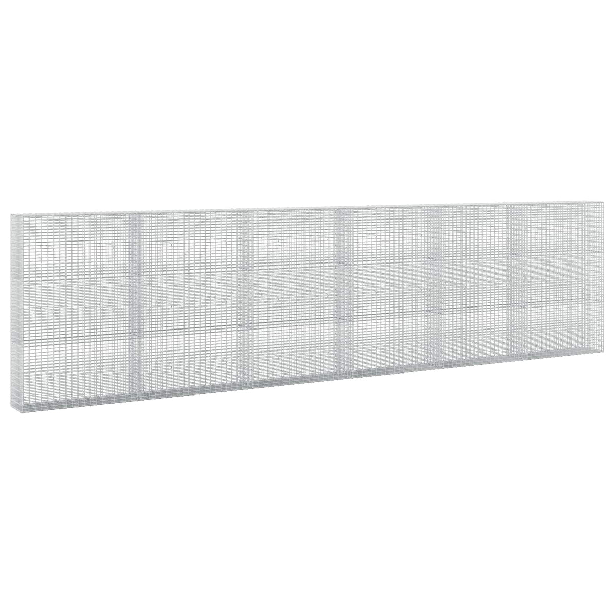 Gabion with 5 mm Wire and 5x2.5 cm Mesh 600x30x150 cm
