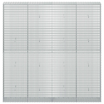 Gabion with 5 mm Wire and 5x2.5 cm Mesh 200x30x200 cm