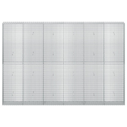 Gabion with 5 mm Wire and 5x2.5 cm Mesh 300x30x200 cm