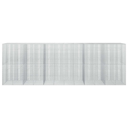 Gabion with 5 mm Wire and 5x2.5 cm Mesh 600x30x200 cm