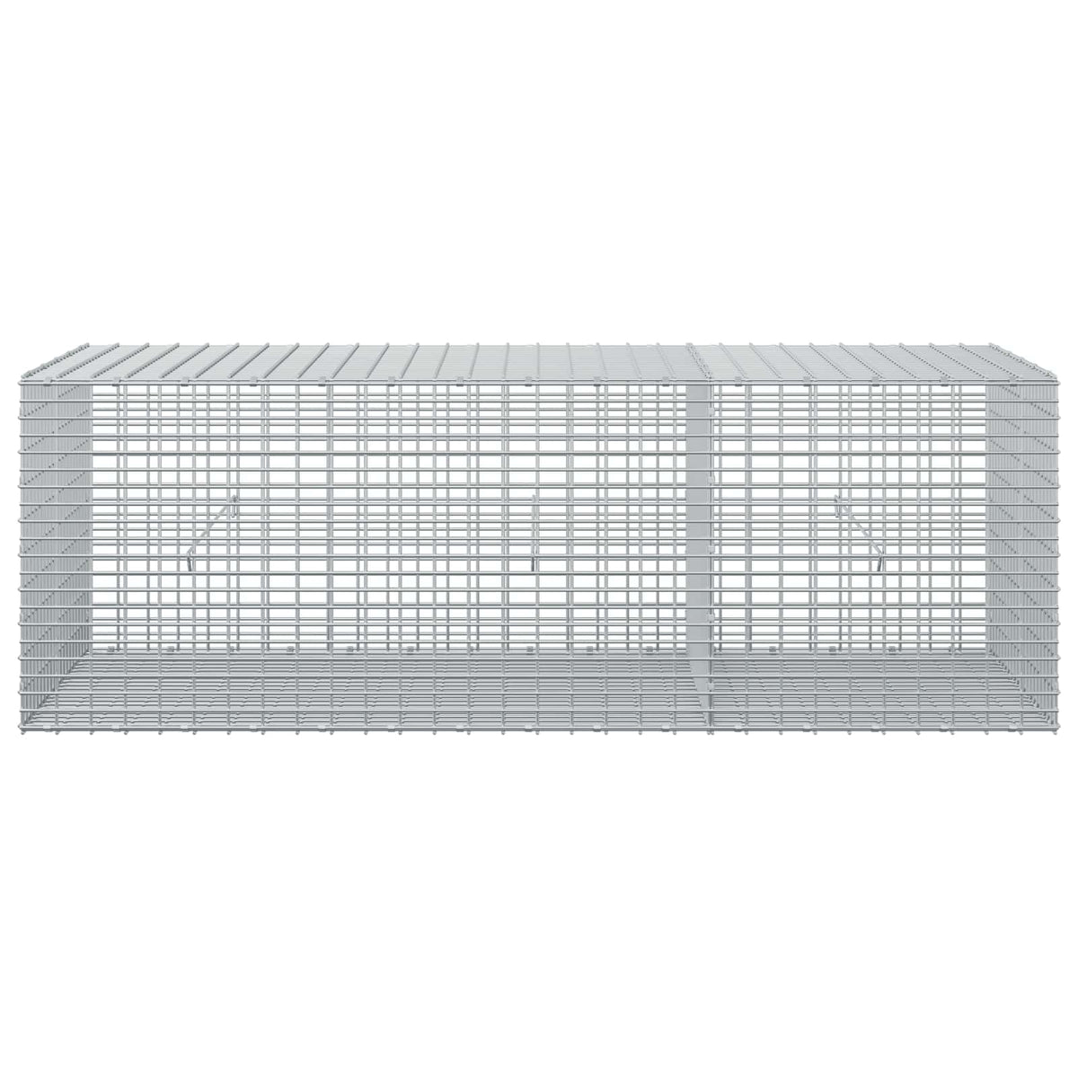 Gabion with 5 mm Wire and 5x2.5 cm Mesh 150x50x50 cm