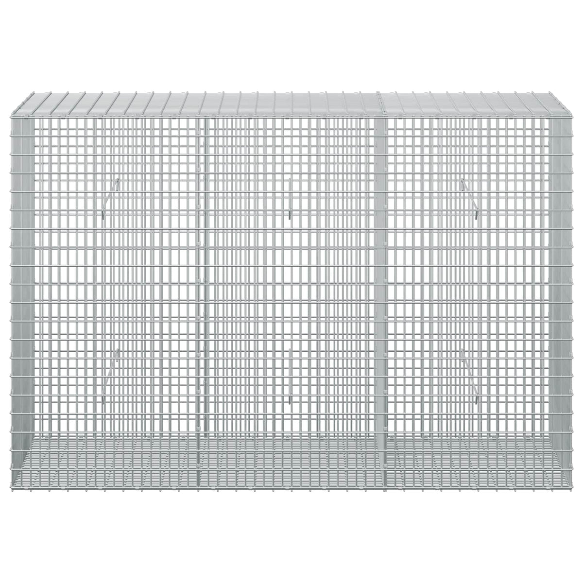 Gabion with 5 mm Wire and 5x2.5 cm Mesh 150x50x100 cm