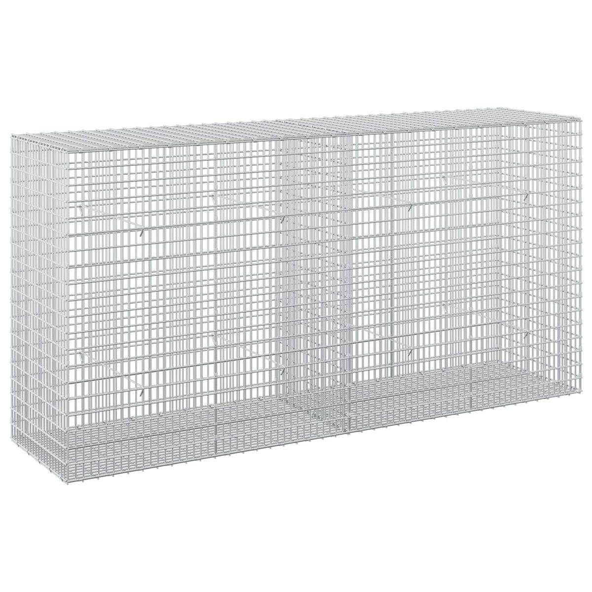 Gabion with 5 mm Wire and 5x2.5 cm Mesh 200x50x100 cm